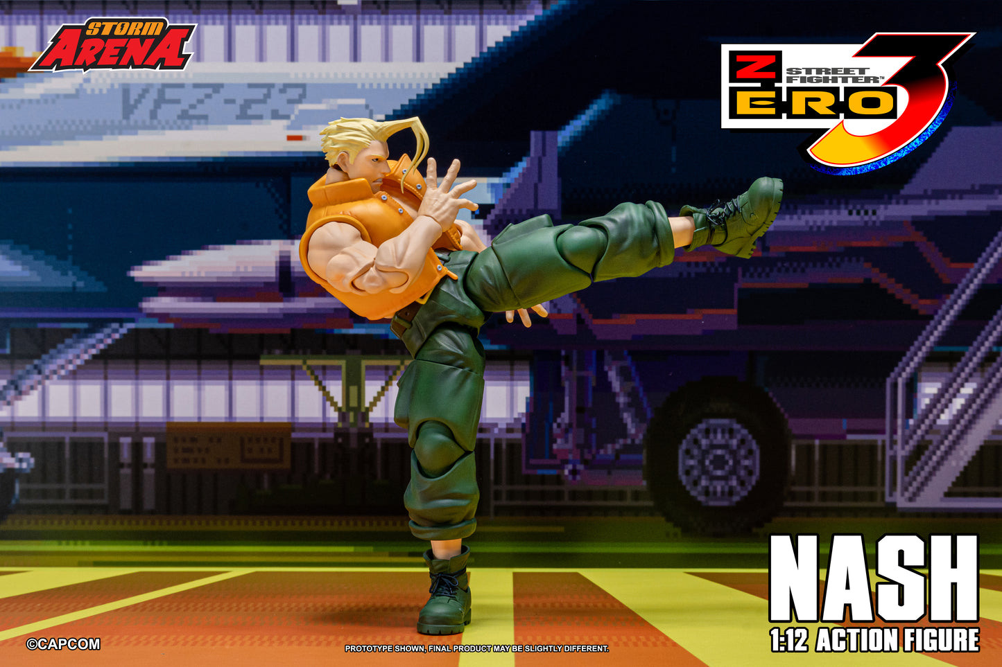 PRE ORDER – STORM COLLECTIBLES 1/12 STREET FIGHTER 3 ZERO NASH SFSA05