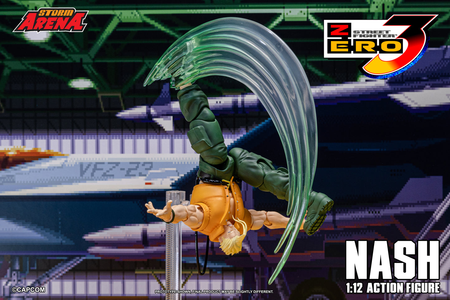 PRE ORDER – STORM COLLECTIBLES 1/12 STREET FIGHTER 3 ZERO NASH SFSA05
