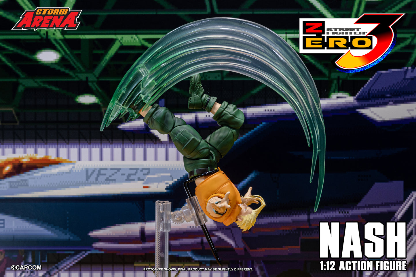 PRE ORDER – STORM COLLECTIBLES 1/12 STREET FIGHTER 3 ZERO NASH SFSA05
