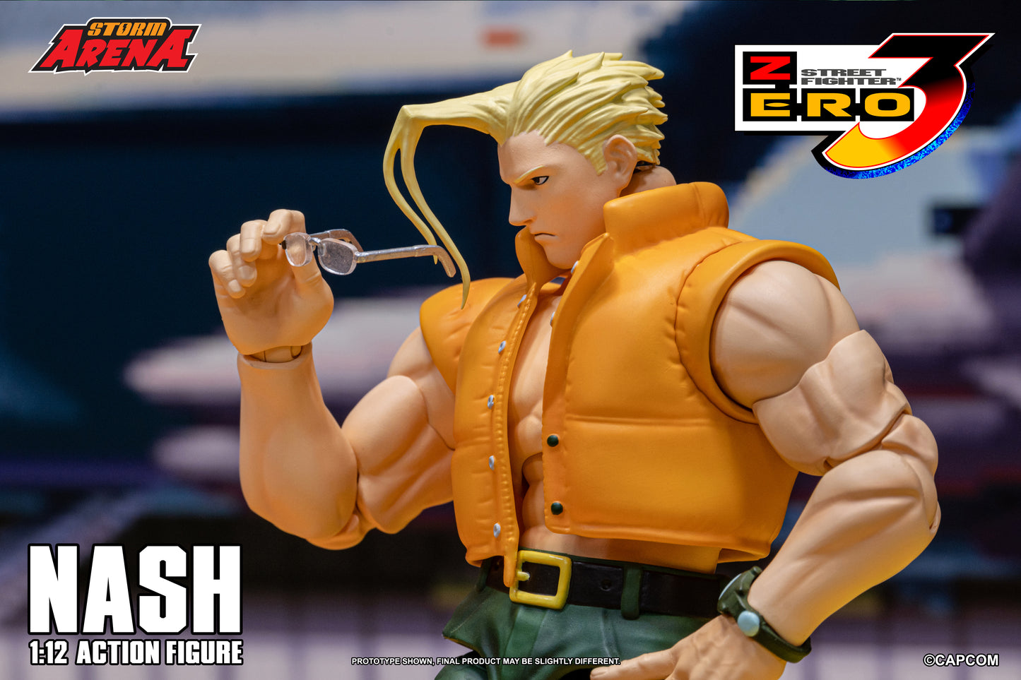 PRE ORDER – STORM COLLECTIBLES 1/12 STREET FIGHTER 3 ZERO NASH SFSA05