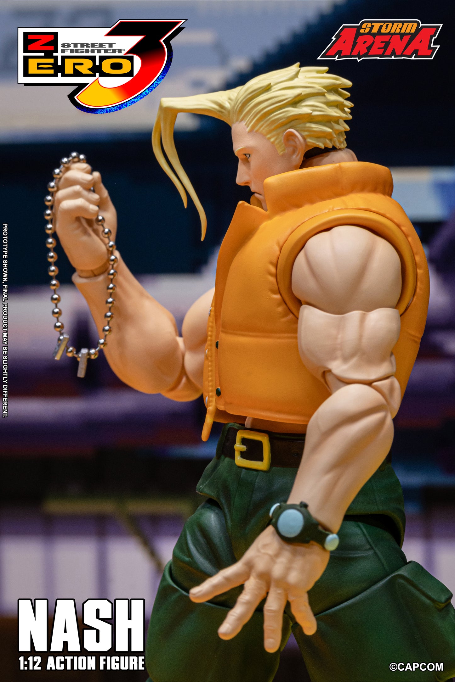 PRE ORDER – STORM COLLECTIBLES 1/12 STREET FIGHTER 3 ZERO NASH SFSA05