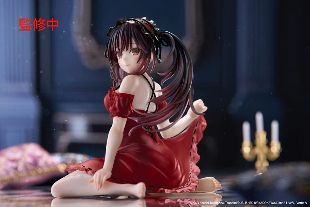 PRE ORDER – DATE A LIVE V DESKTOP CUTE FIGURE - KURUMI TOKISAKI (NIGHTWEAR VER.) RENEWAL
