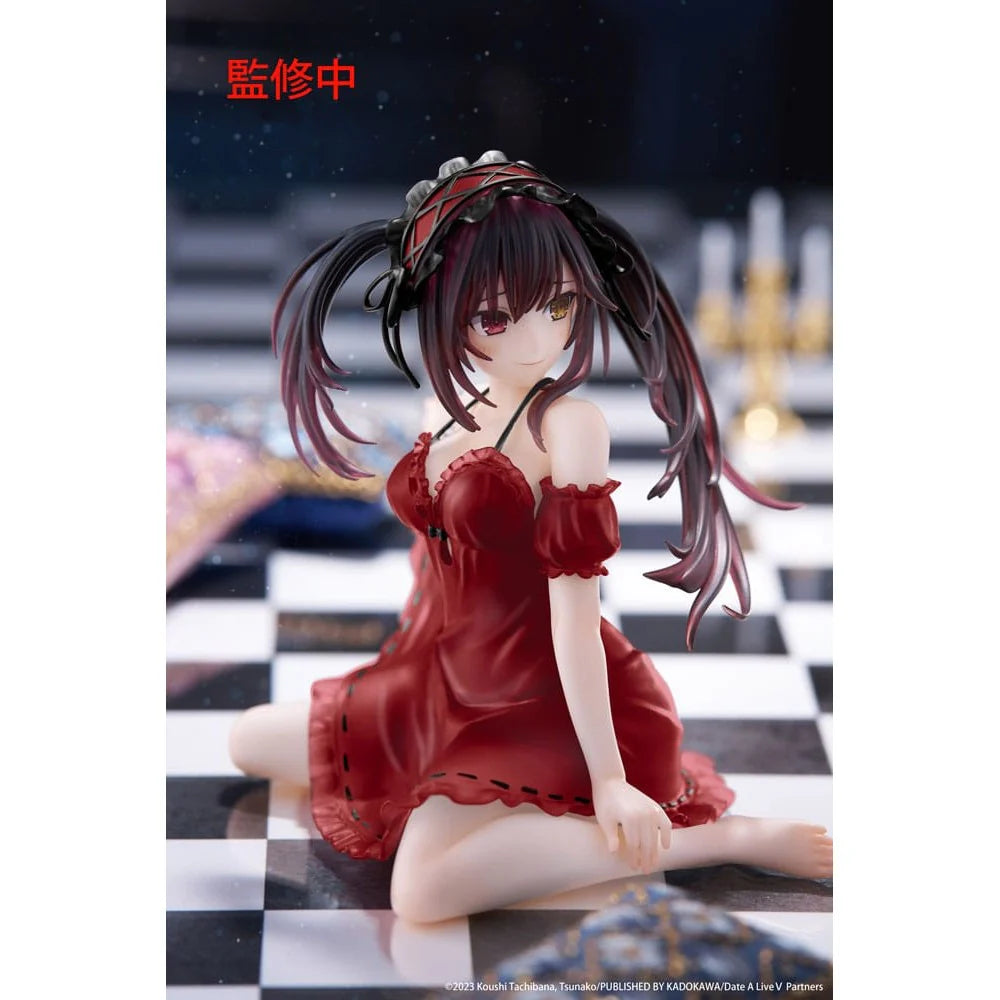 PRE ORDER – DATE A LIVE V DESKTOP CUTE FIGURE - KURUMI TOKISAKI (NIGHTWEAR VER.) RENEWAL