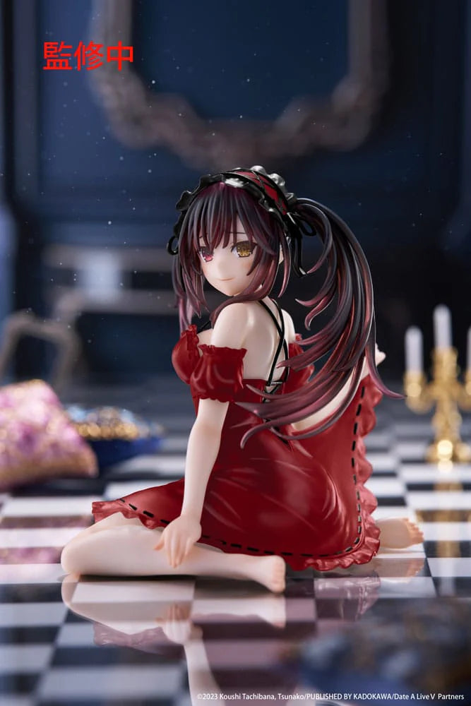 PRE ORDER – DATE A LIVE V DESKTOP CUTE FIGURE - KURUMI TOKISAKI (NIGHTWEAR VER.) RENEWAL