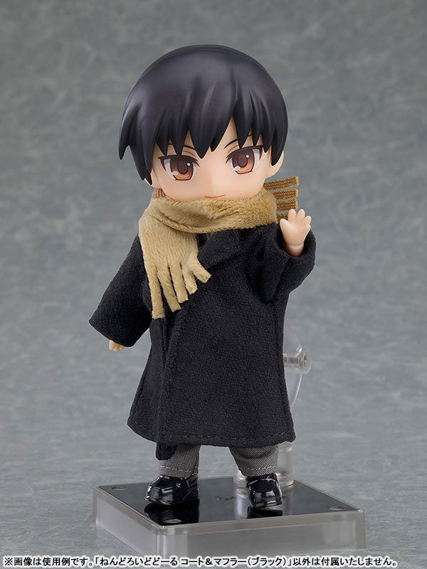 PRE ORDER – NENDOROID DOLL COAT & SCARF (BLACK)