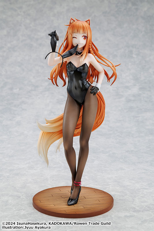 PRE ORDER – 1/7 SPICE AND WOLF: MERCHANT MEETS THE WISE WOLF - HOLO LIGHT NOVEL BUNNY VER. ILLUSTRATION BY JYUU AYAKURA