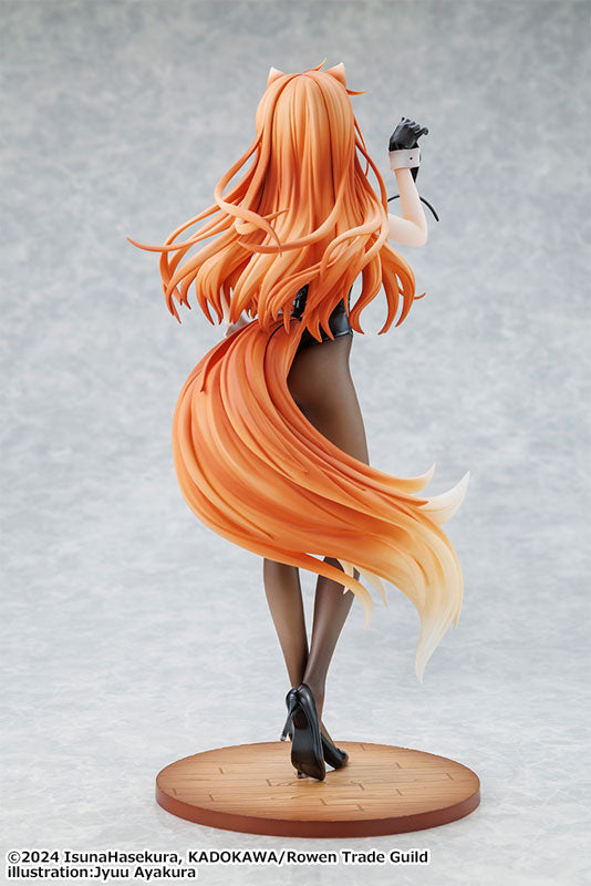 PRE ORDER – 1/7 SPICE AND WOLF: MERCHANT MEETS THE WISE WOLF - HOLO LIGHT NOVEL BUNNY VER. ILLUSTRATION BY JYUU AYAKURA