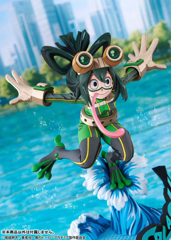 PRE ORDER – 1/8 MY HERO ACADEMIA - TSUYU ASUI HERO SUIT 2D VERSION