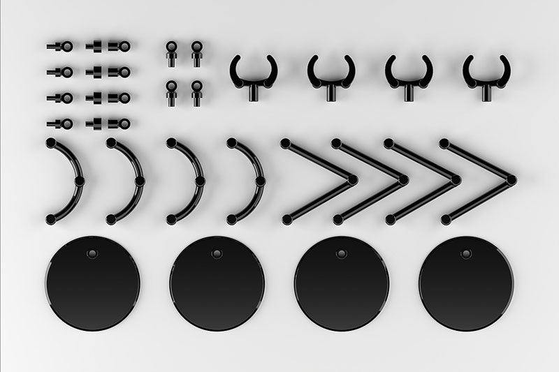 PRE ORDER – THE SIMPLE STAND MINI X4 BLACK (FOR SMALL FIGURES & CHIBI FIGURES)