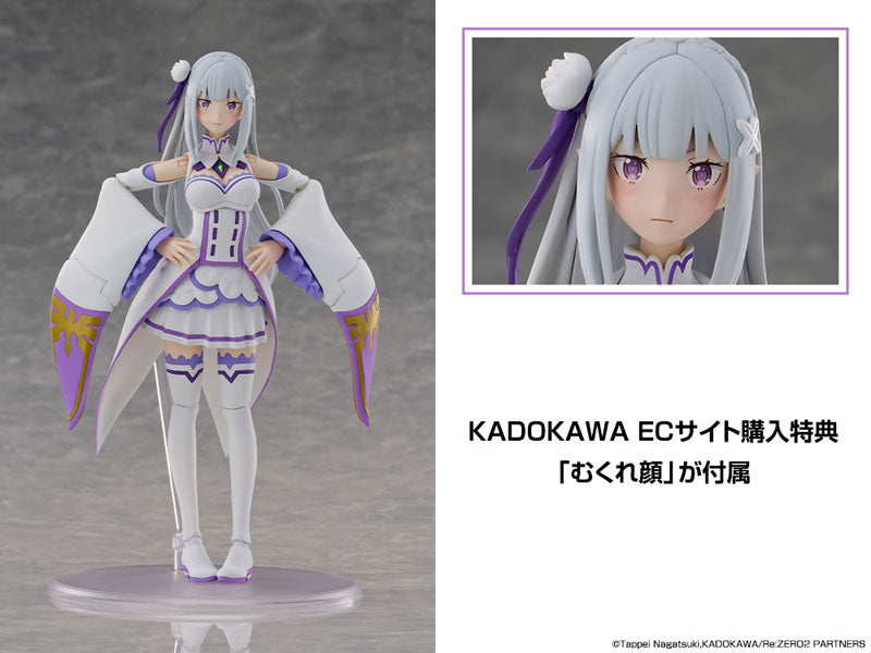 PRE ORDER – KADOKAWA PLASTIC MODEL SERIES RE: ZERO STARTING LIFE IN ANOTHER WORLD - EMILIA DX VER.