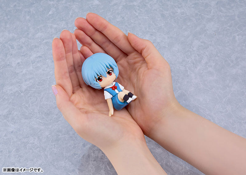 PRE ORDER – NENDOROID PLUS: REBUILD OF EVANGELION - REI AYANAMI RUBBER MASCOT