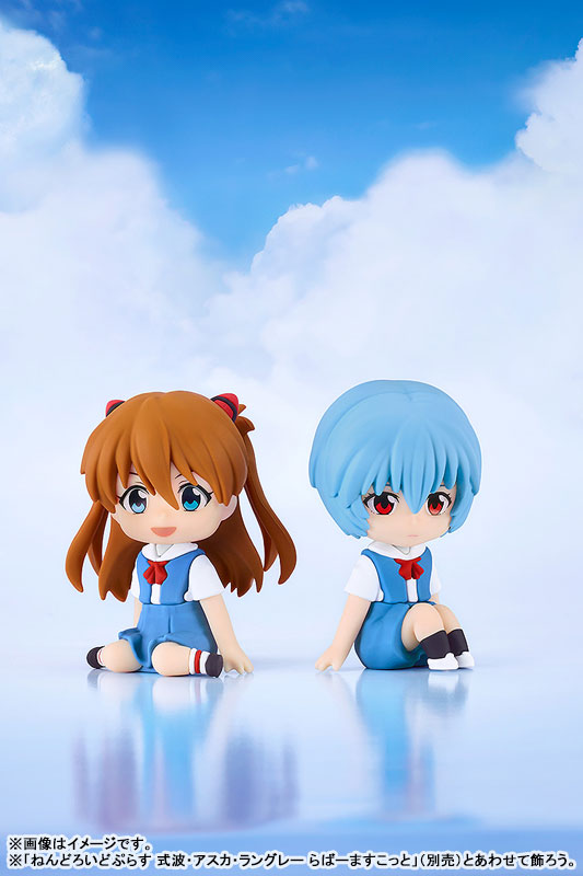 PRE ORDER – NENDOROID PLUS: REBUILD OF EVANGELION - REI AYANAMI RUBBER MASCOT