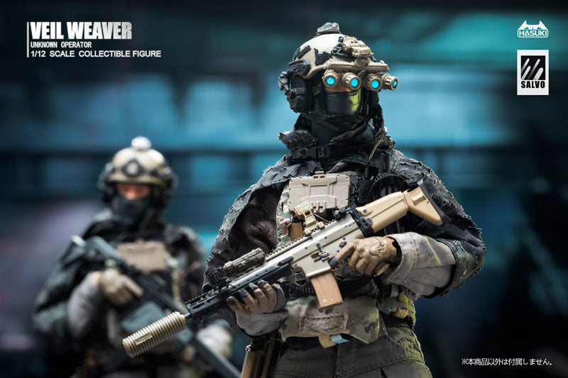 BACK ORDER – 1/12 SCALE SALVO SERIES VEIL WEAVER + RECONNAISSANCE ENHANCEMENT KIT ACTION FIGURE