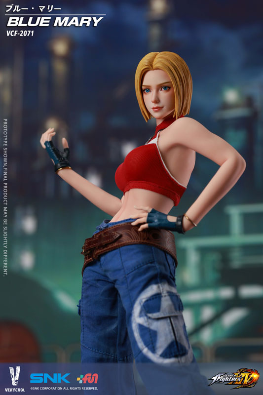 PRE ORDER – 1/6 OFFICIALLY LICENSED SNK THE KING OF FIGHTERS XIV - BLUE MARY - ACTION FIGURE