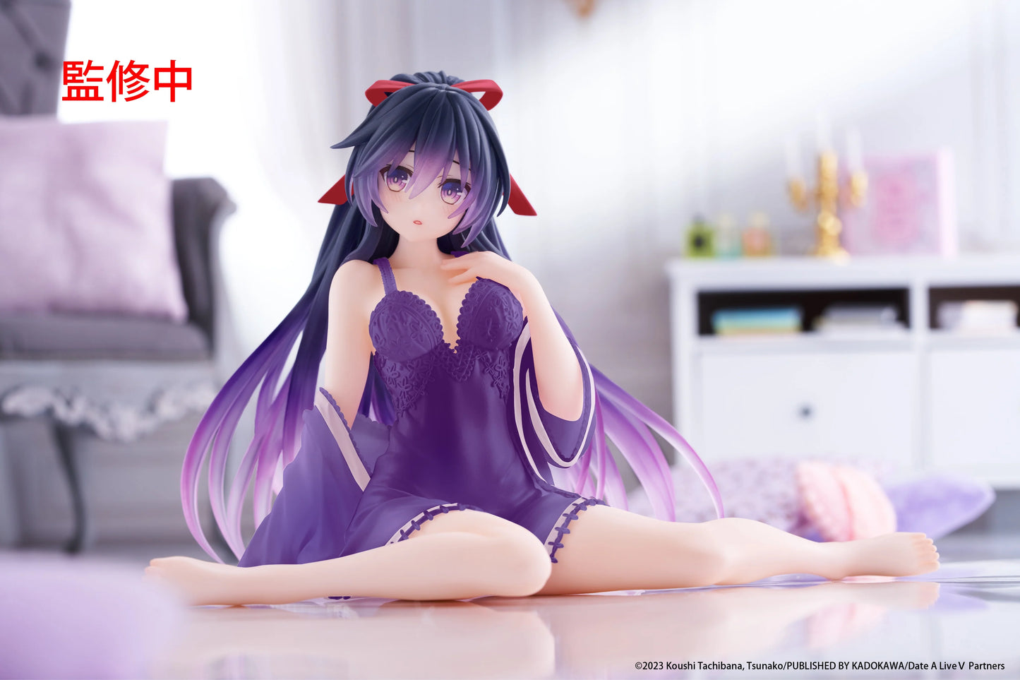 PRE ORDER – DATE A LIVE V DESKTOP CUTE FIGURE - TOHKA YATOGAMI (NIGHTWEAR VER.) RENEWAL