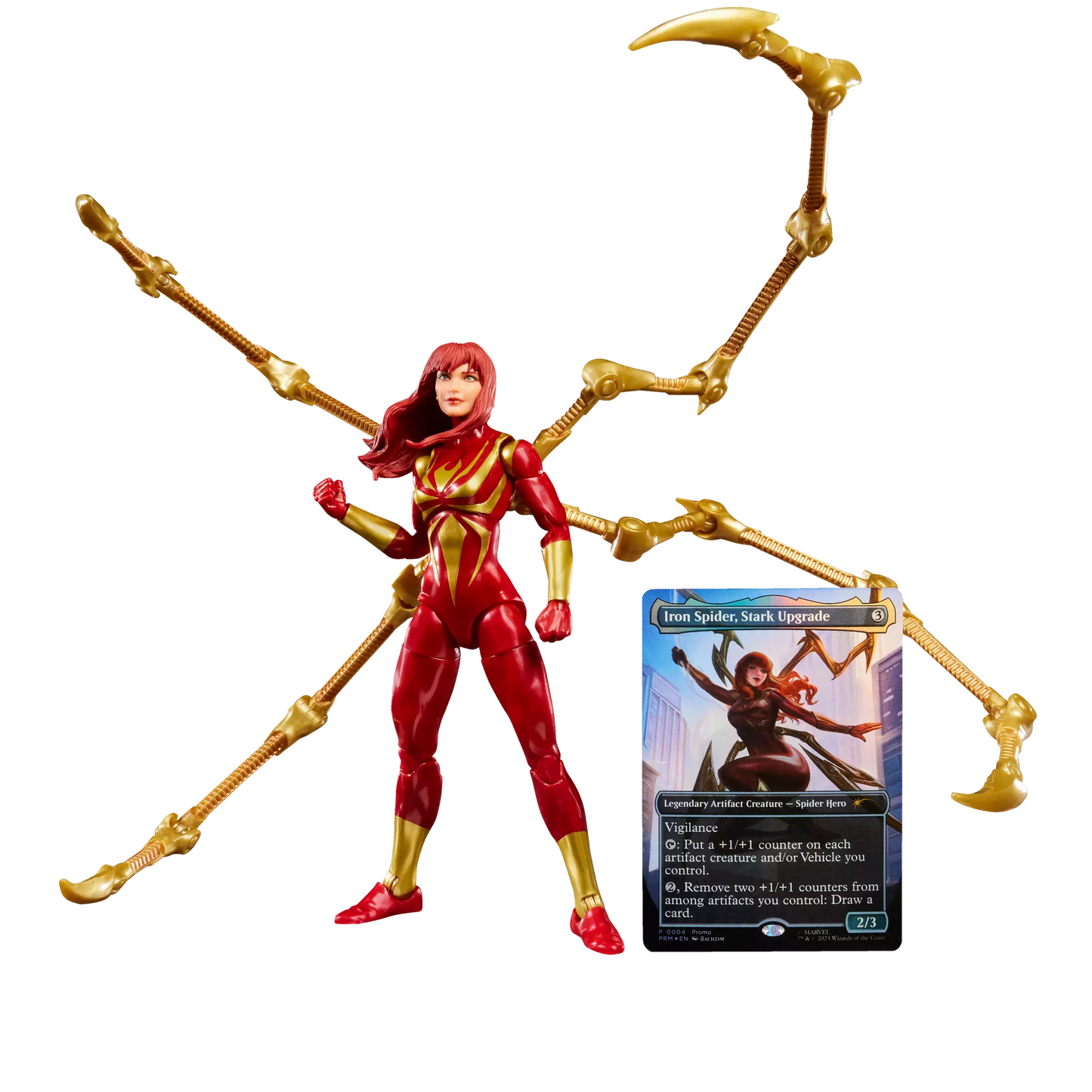 PRE ORDER – MARVEL LEGENDS SERIES MAGIC: THE GATHERING - SPIDER-MAN - MARY JANE WATSON (IRON SPIDER) (4PCS/SET)