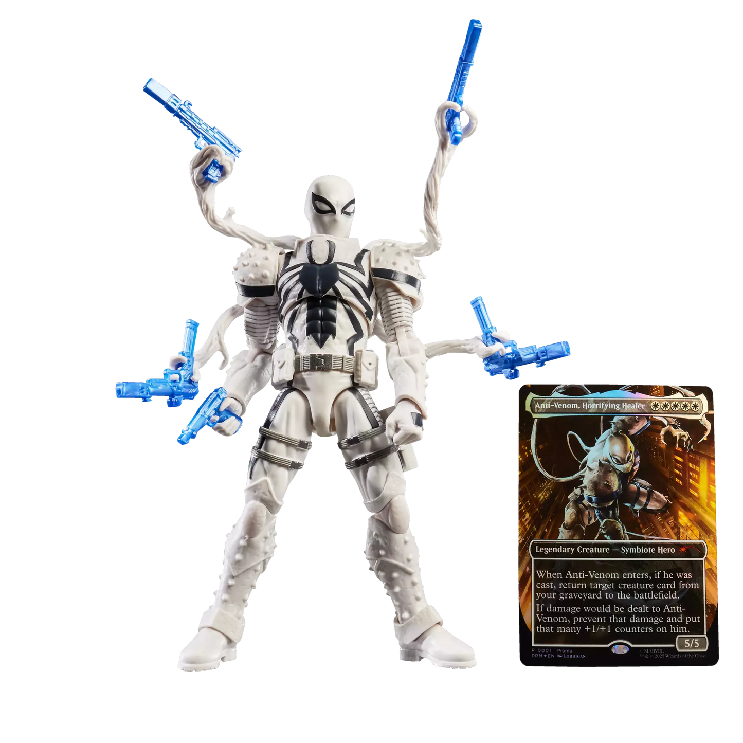 PRE ORDER – MARVEL LEGENDS SERIES MAGIC: THE GATHERING - SPIDER-MAN - AGENT ANTI-VENOM (4PCS/SET)