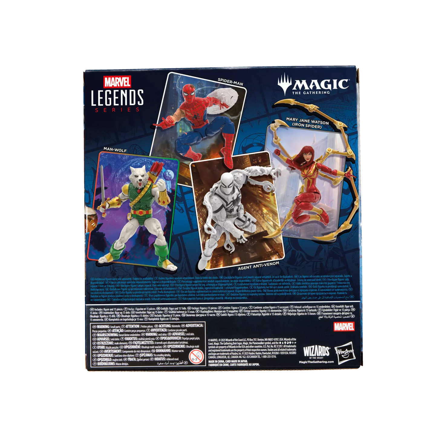 PRE ORDER – MARVEL LEGENDS SERIES MAGIC: THE GATHERING - SPIDER-MAN - AGENT ANTI-VENOM (4PCS/SET)
