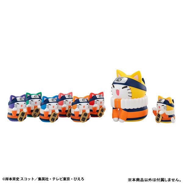PRE ORDER – MEGA CAT PROJECT NARUTO NYARUTO ! COLORFUL FORTUNE CAT ( SET OF 6 )