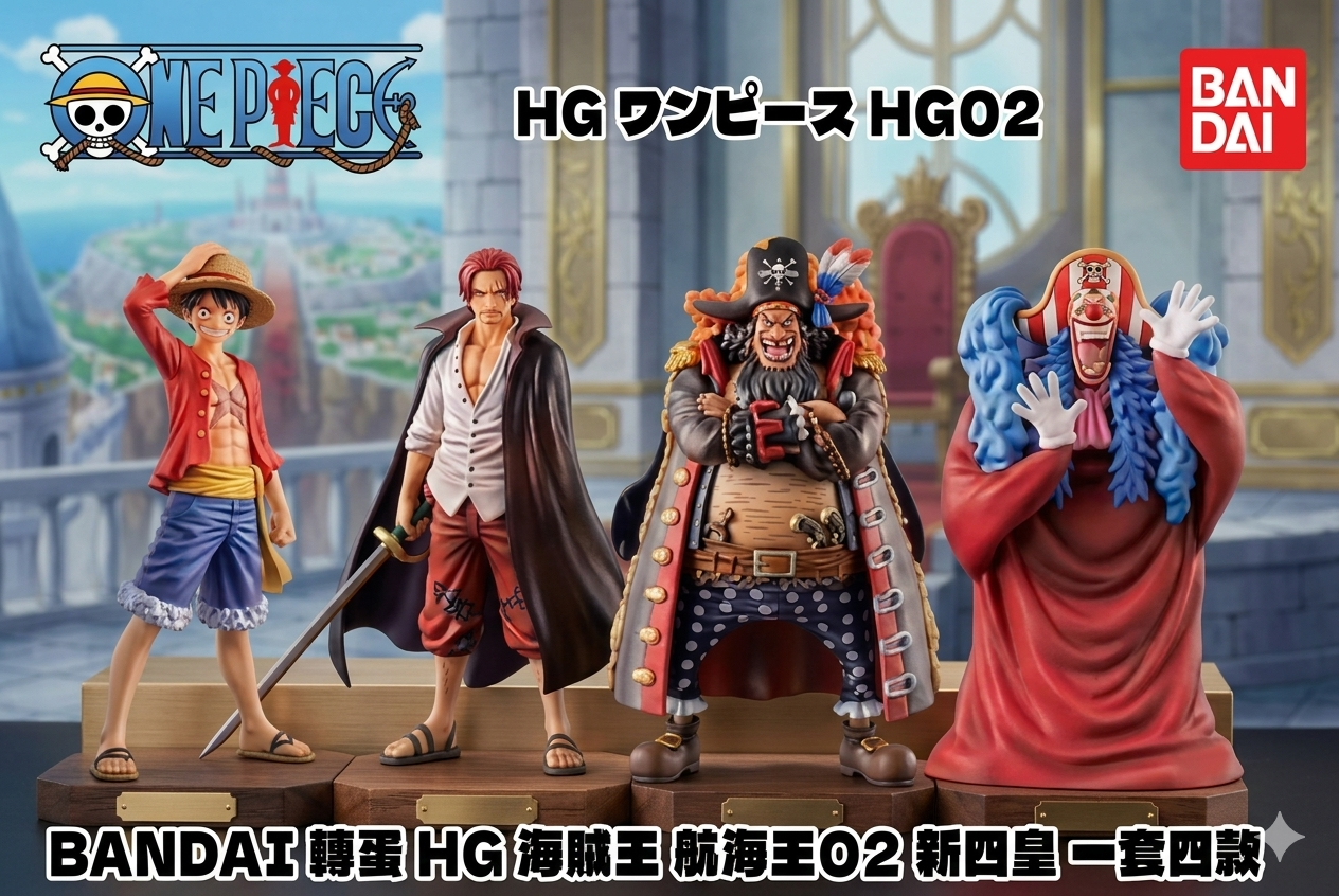 EXTRA – GASHAPON - HG ONE PIECE 02 (SET OF 4)