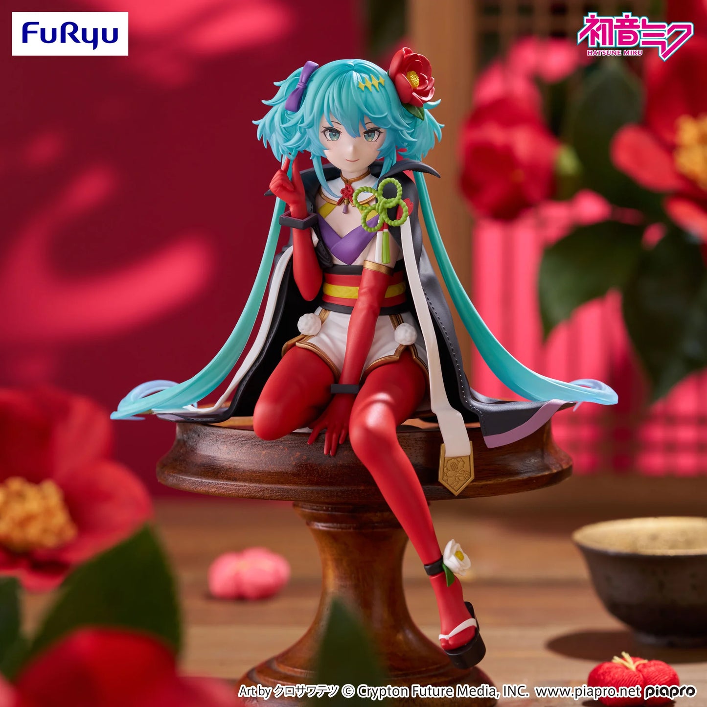 BACK ORDER – HATSUNE MIKU NOODLE STOPPER FIGURE FLOWER FAIRY CAMELLIA