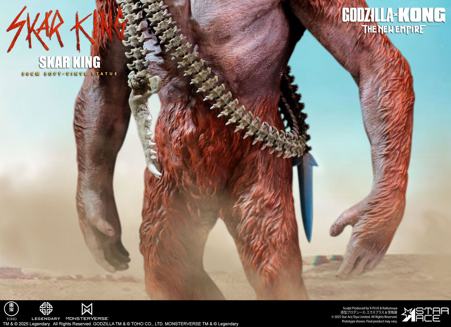 PRE ORDER – SKAR KING - GODZILLA, KONG