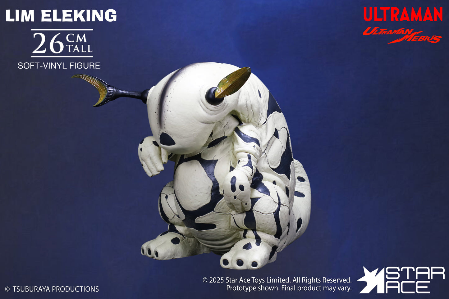 PRE ORDER – LIM ELEKING - ULTRA-KAIJU SOFT-VINYL SERIES - ULTRAMAN