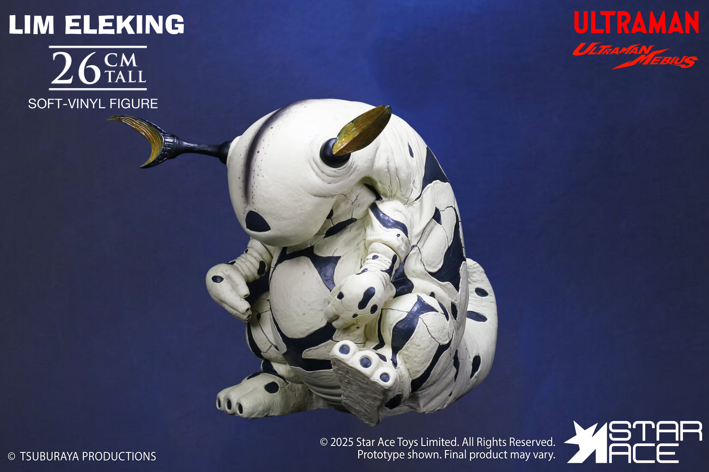 PRE ORDER – LIM ELEKING - ULTRA-KAIJU SOFT-VINYL SERIES - ULTRAMAN