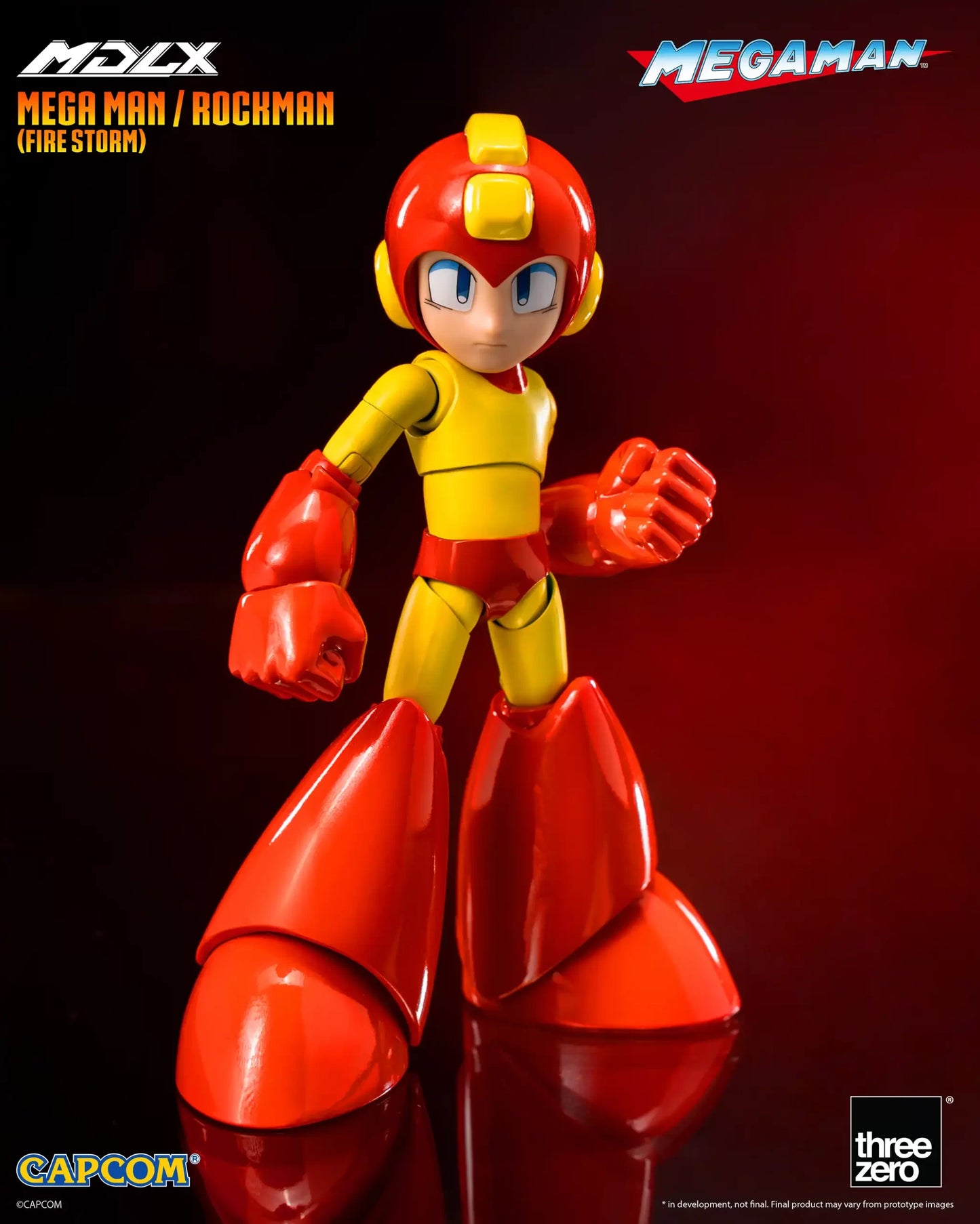 PRE ORDER – THREEZERO 3Z0874 MDLX MEGA MAN ROCKMAN ( FIRE STORM )