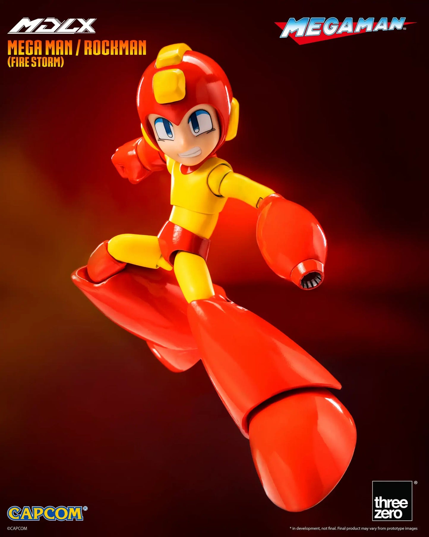 PRE ORDER – THREEZERO 3Z0874 MDLX MEGA MAN ROCKMAN ( FIRE STORM )