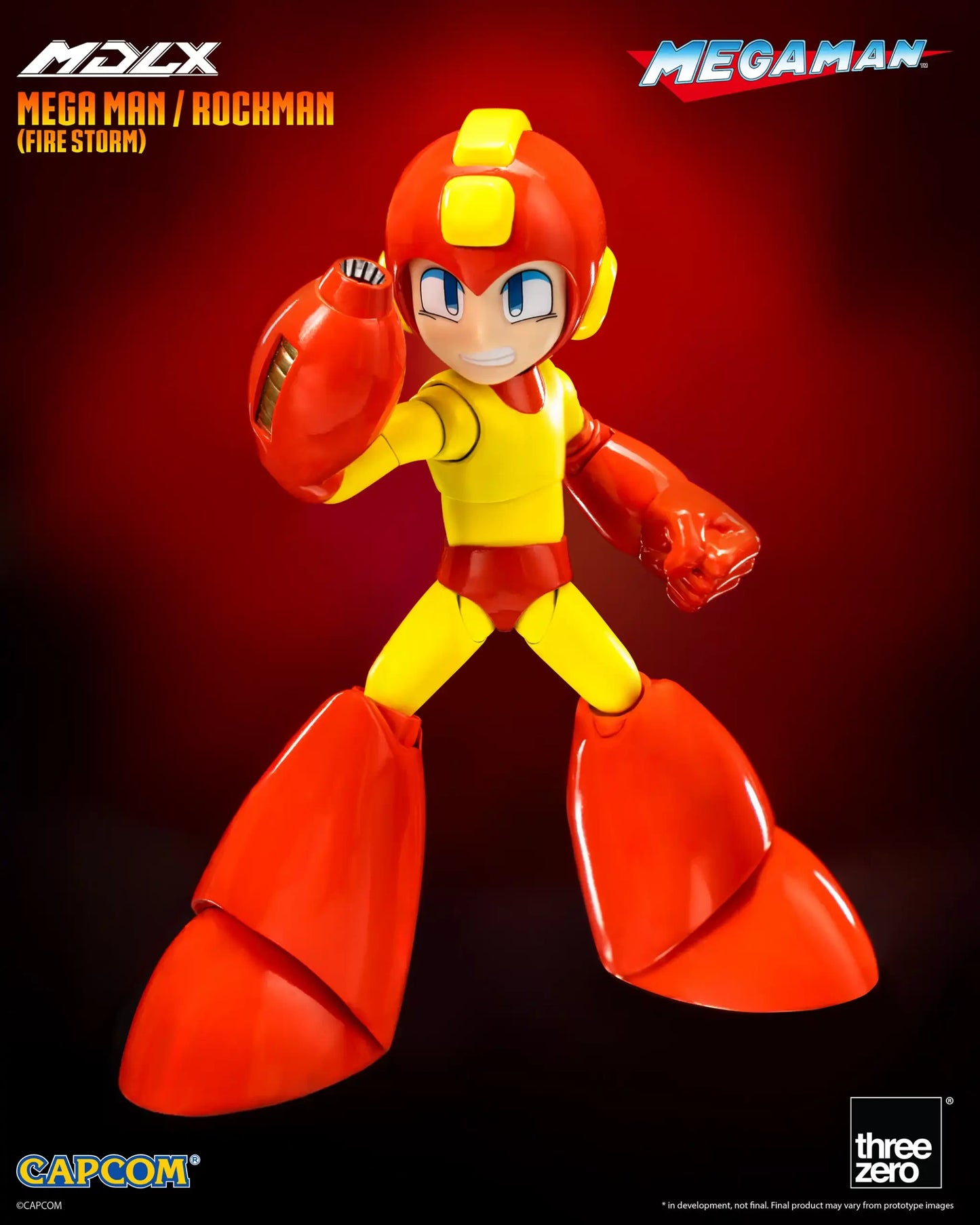 PRE ORDER – THREEZERO 3Z0874 MDLX MEGA MAN ROCKMAN ( FIRE STORM )