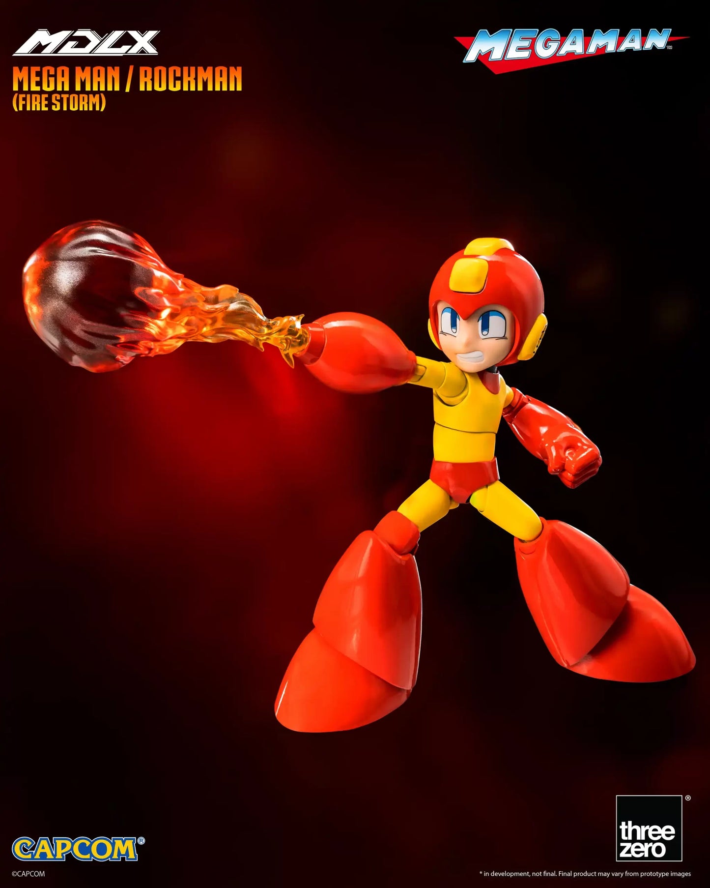 PRE ORDER – THREEZERO 3Z0874 MDLX MEGA MAN ROCKMAN ( FIRE STORM )