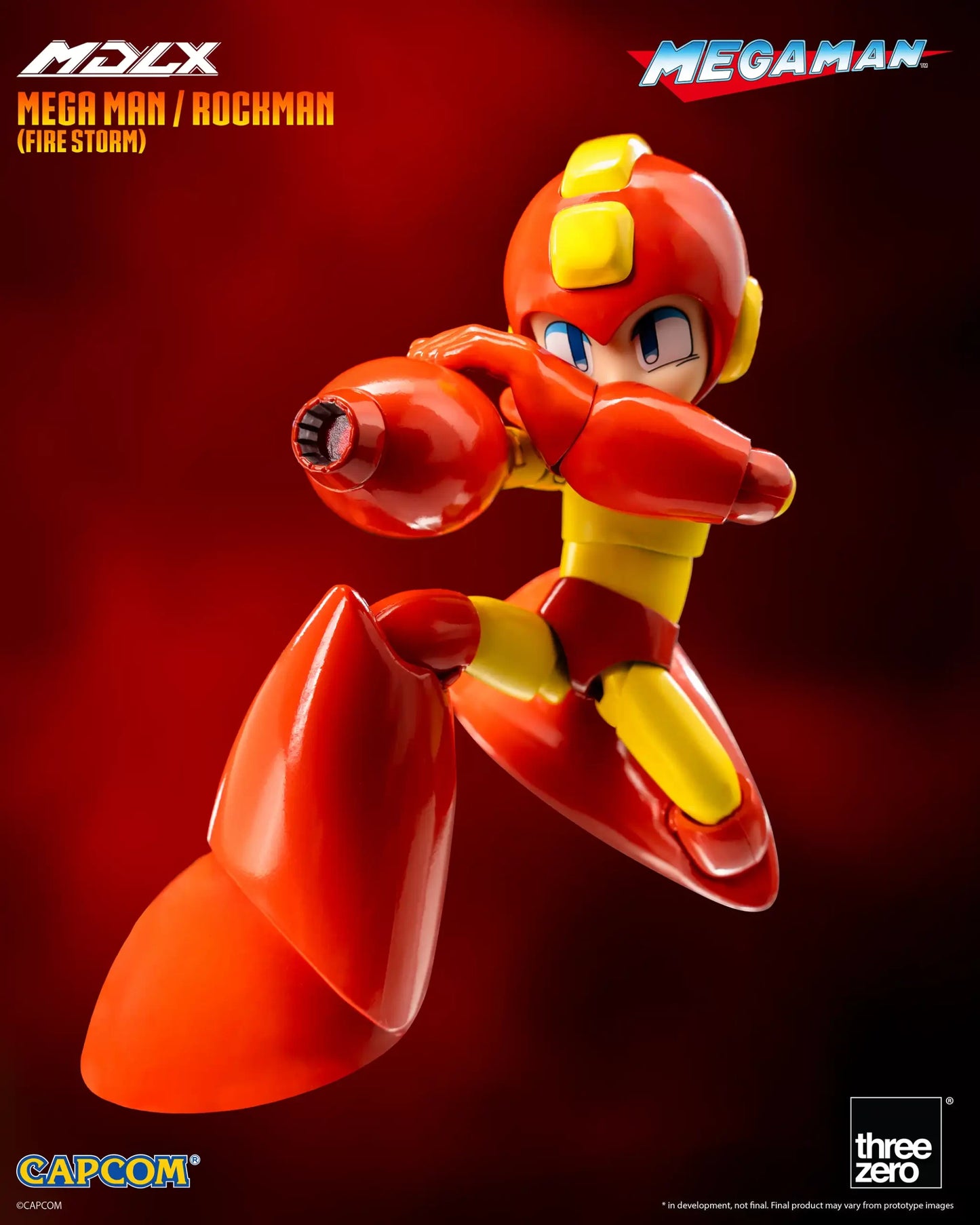 PRE ORDER – THREEZERO 3Z0874 MDLX MEGA MAN ROCKMAN ( FIRE STORM )