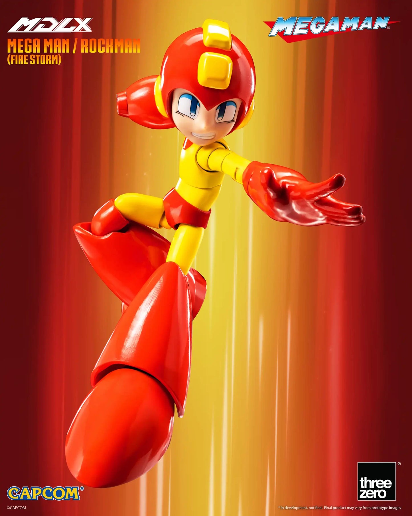 PRE ORDER – THREEZERO 3Z0874 MDLX MEGA MAN ROCKMAN ( FIRE STORM )