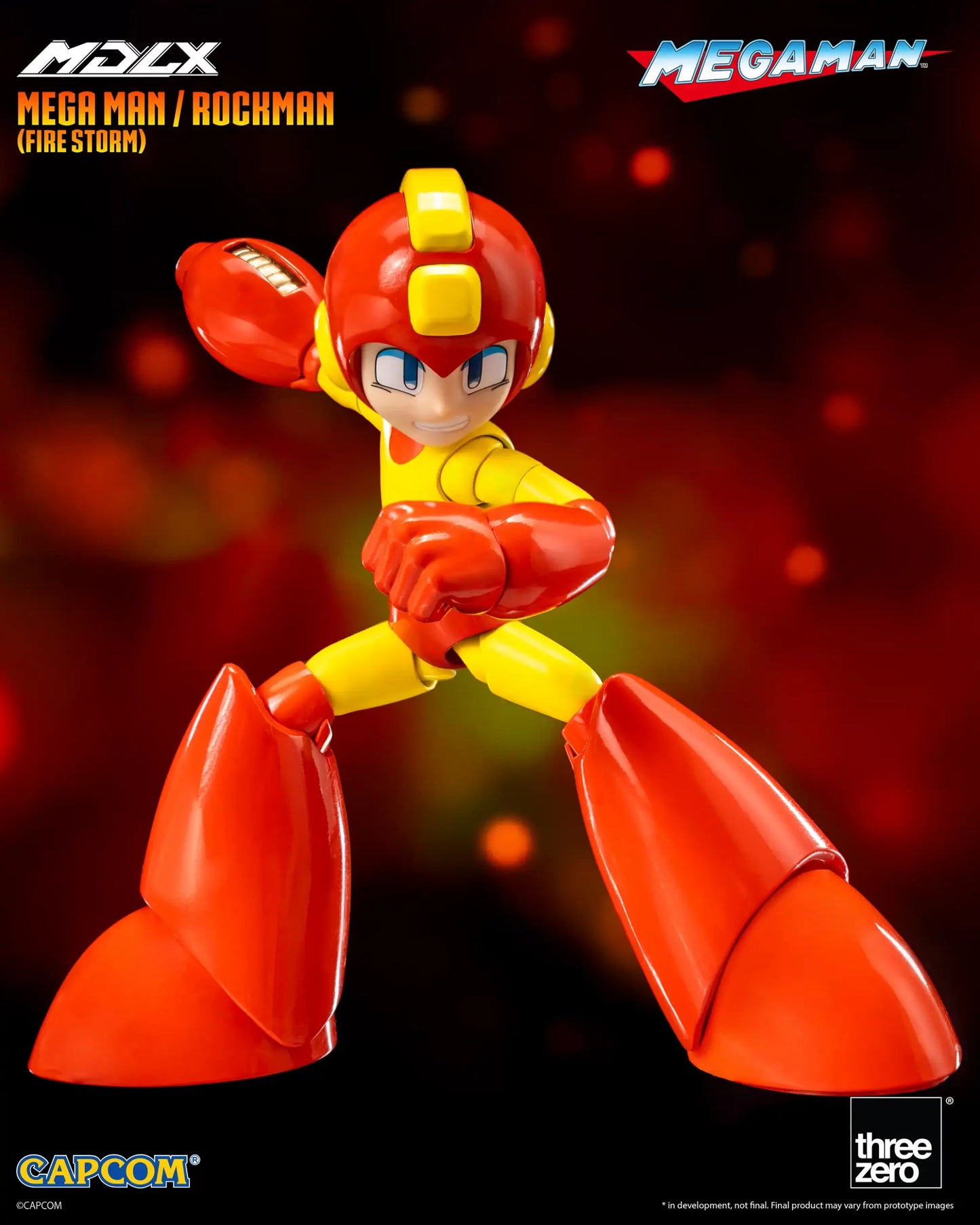 PRE ORDER – THREEZERO 3Z0874 MDLX MEGA MAN ROCKMAN ( FIRE STORM )