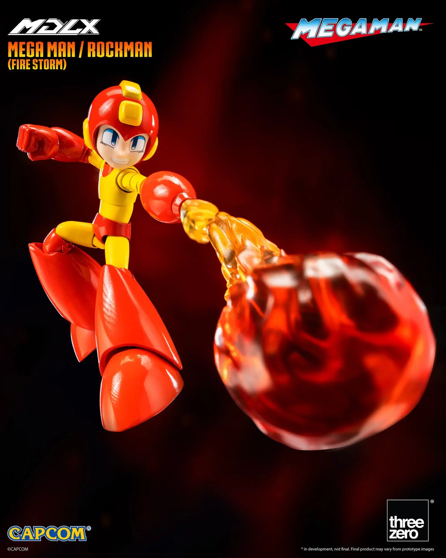 PRE ORDER – THREEZERO 3Z0874 MDLX MEGA MAN ROCKMAN ( FIRE STORM )