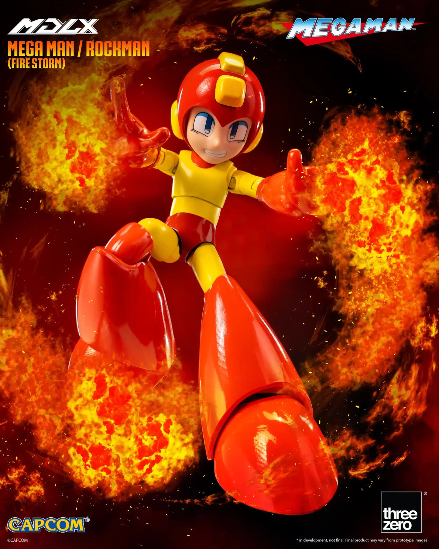 PRE ORDER – THREEZERO 3Z0874 MDLX MEGA MAN ROCKMAN ( FIRE STORM )