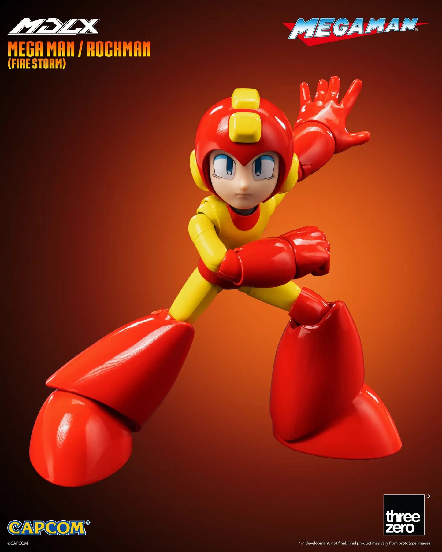 PRE ORDER – THREEZERO 3Z0874 MDLX MEGA MAN ROCKMAN ( FIRE STORM )