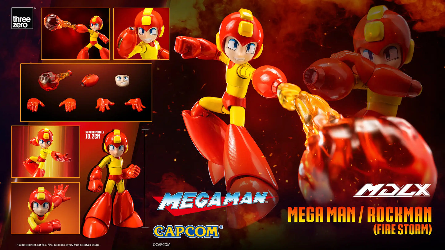 PRE ORDER – THREEZERO 3Z0874 MDLX MEGA MAN ROCKMAN ( FIRE STORM )
