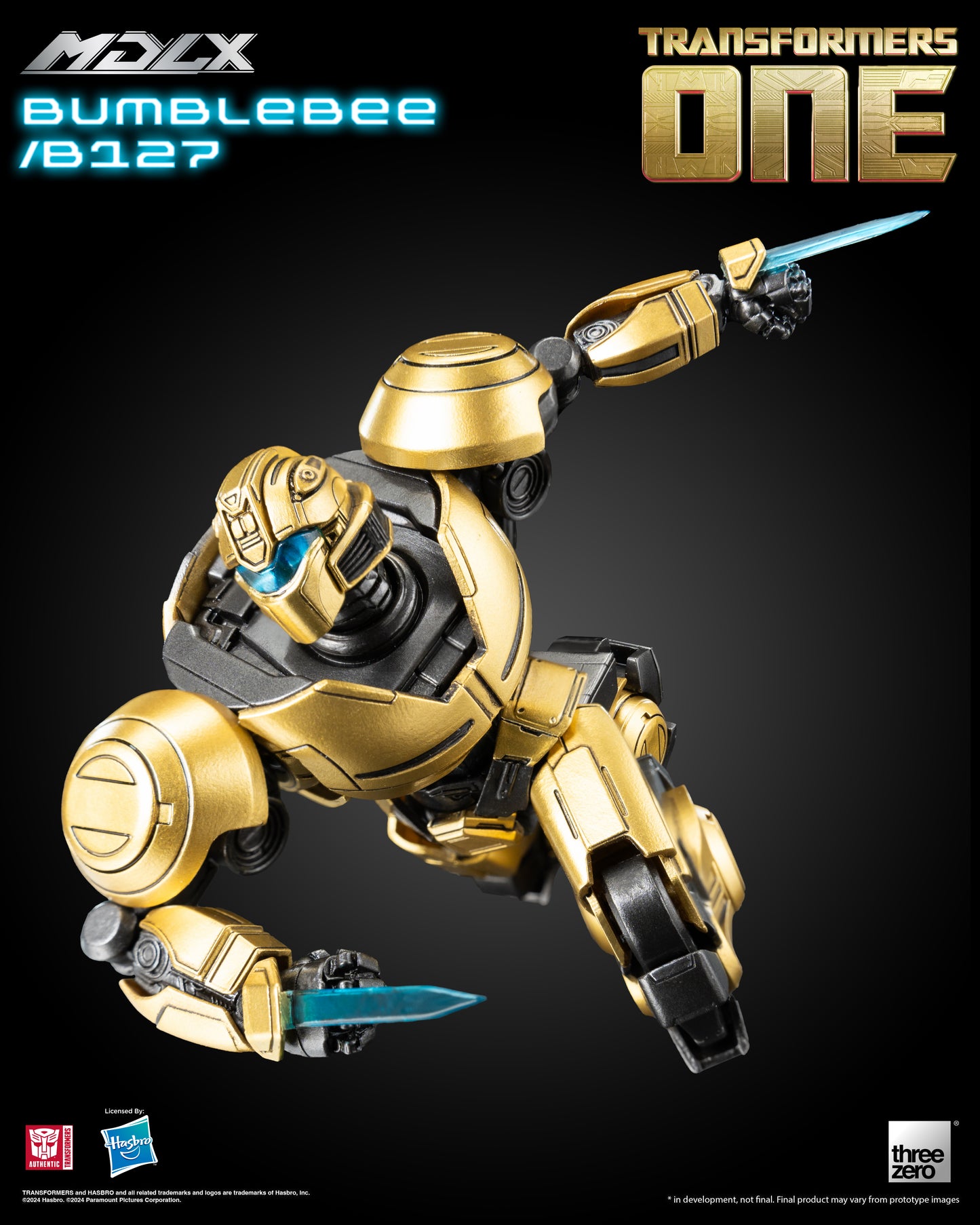 PRE ORDER – THREEZERO 3Z0840 TRANSFORMERS ONE - MDLX BUMBLEBEE B127