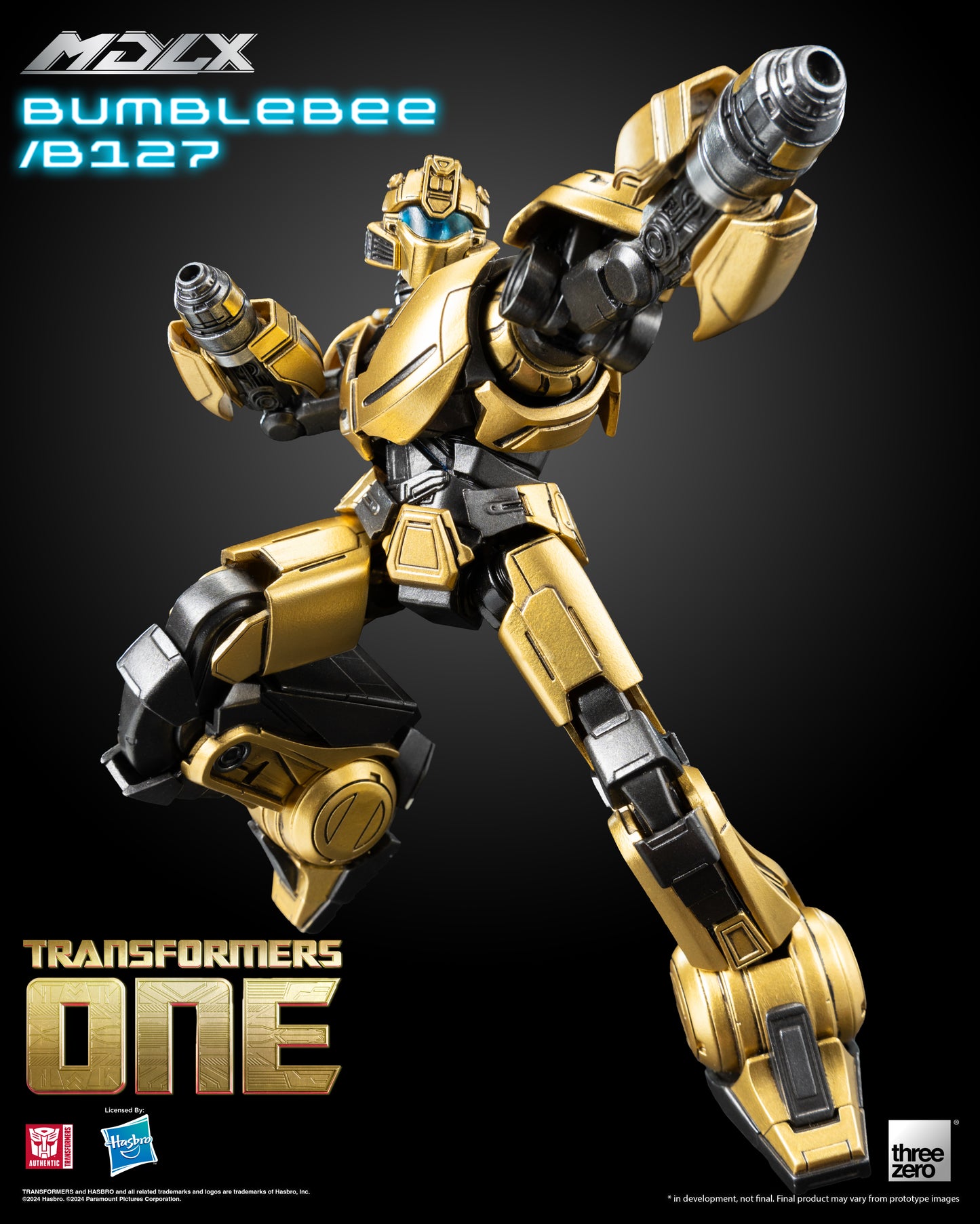 PRE ORDER – THREEZERO 3Z0840 TRANSFORMERS ONE - MDLX BUMBLEBEE B127