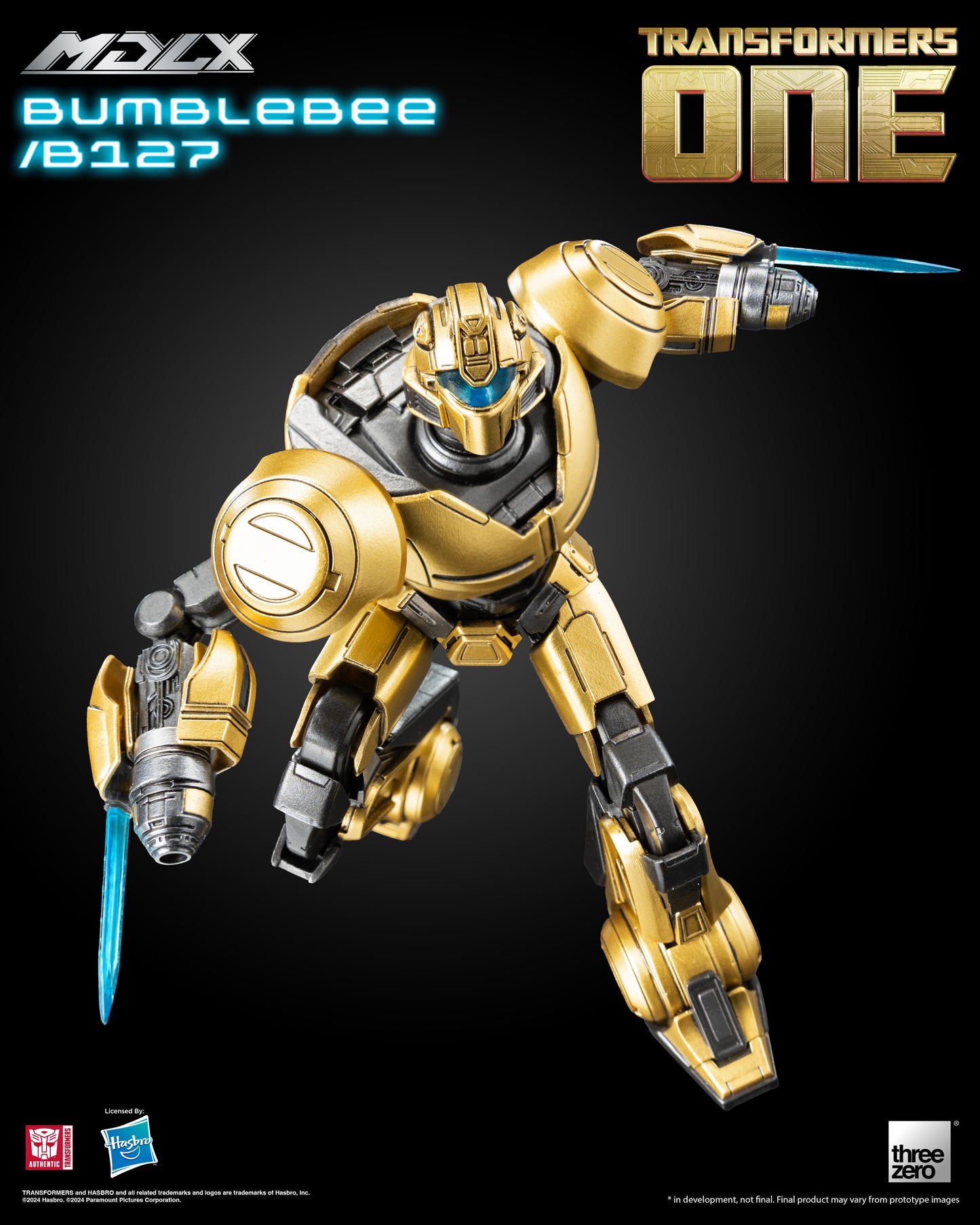 PRE ORDER – THREEZERO 3Z0840 TRANSFORMERS ONE - MDLX BUMBLEBEE B127