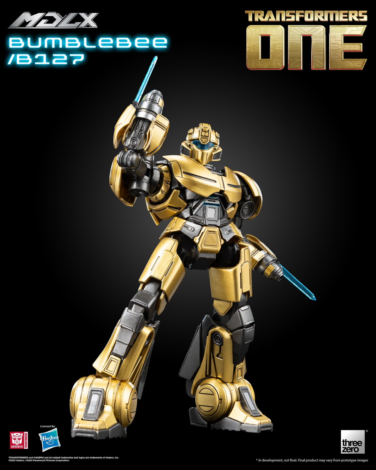 PRE ORDER – THREEZERO 3Z0840 TRANSFORMERS ONE - MDLX BUMBLEBEE B127