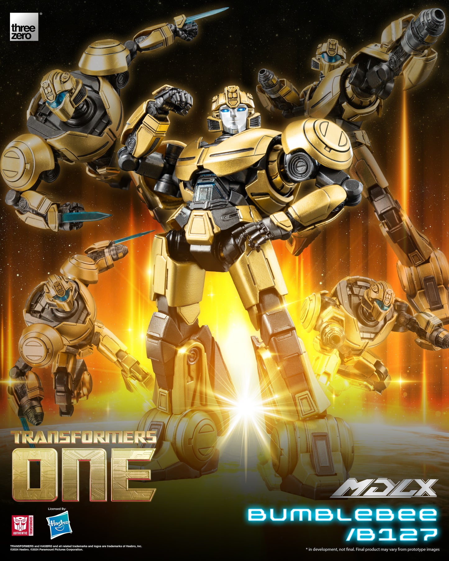 PRE ORDER – THREEZERO 3Z0840 TRANSFORMERS ONE - MDLX BUMBLEBEE B127