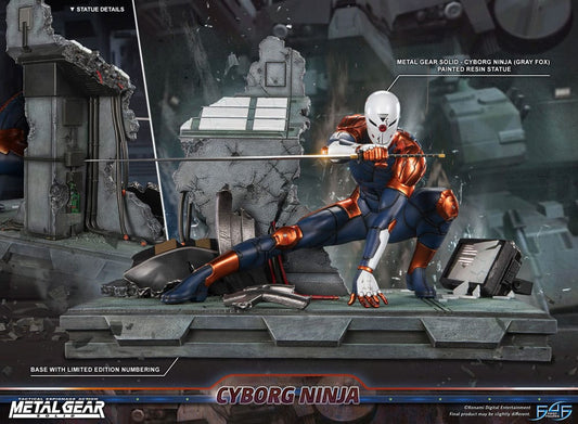 PRE ORDER – METAL GEAR SOLID - CYBORG NINJA (GRAY FOX)