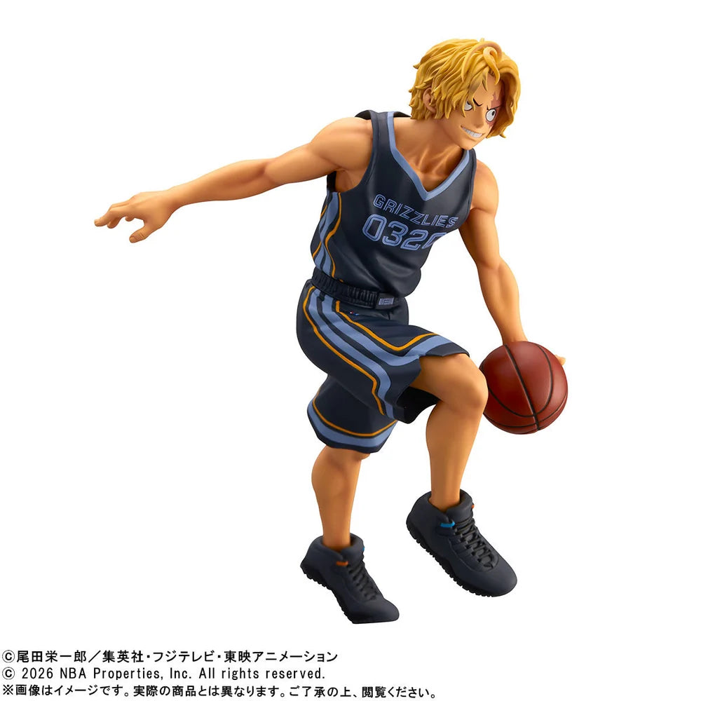 PRE ORDER – ONE PIECE X NBA MASTER STARS PIECE - THE SABO - MEMPHIS GRIZZLIES