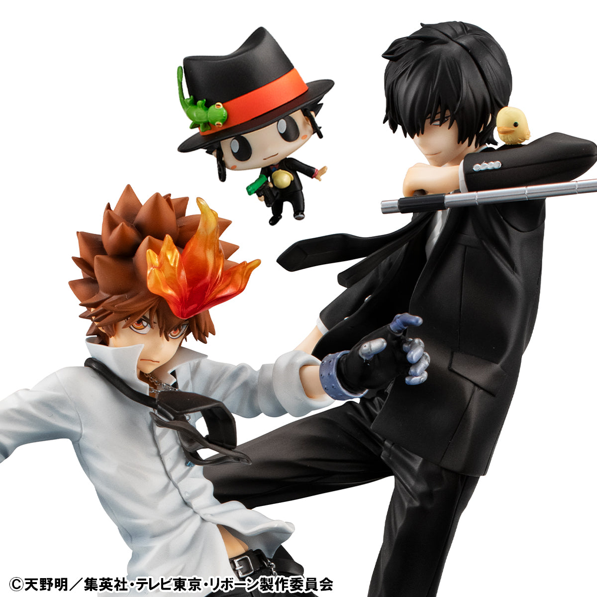 PRE ORDER – G.E.M. SERIES KATEKYO HITMAN REBORN! TSUNAYOSHI SAWADA & KYOYA HIBARI & REBORN SET (REPEAT)