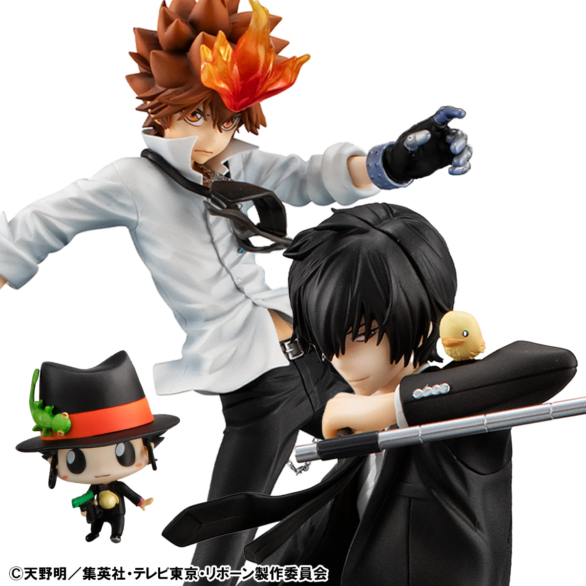 PRE ORDER – G.E.M. SERIES KATEKYO HITMAN REBORN! TSUNAYOSHI SAWADA & KYOYA HIBARI & REBORN SET (REPEAT)