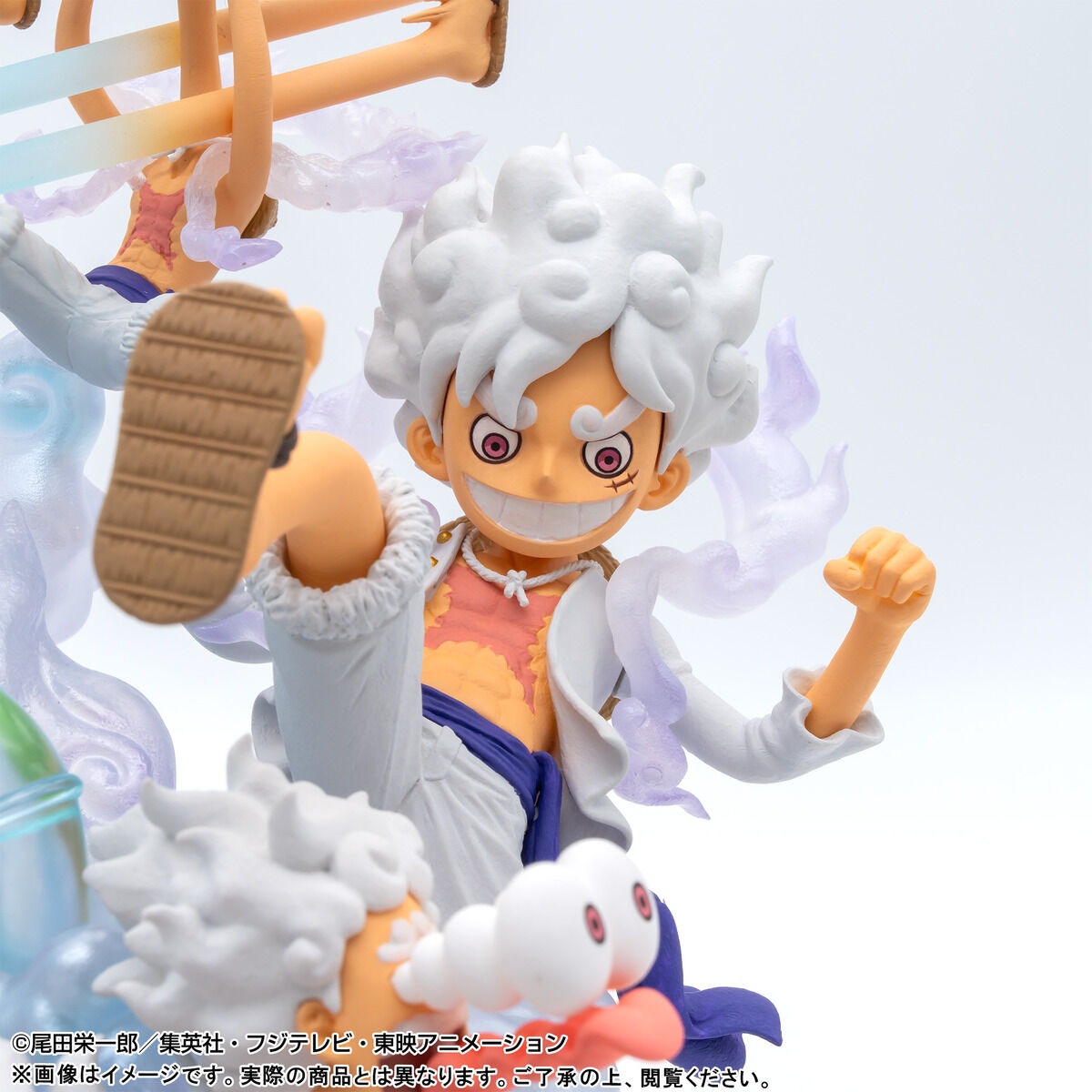 PRE ORDER – S.H.FIGUARTS ONE PIECE - WORLD COLLECTABLE FIGURE PREMIUM - MONKEY D.LUFFY GEAR 5 SPECIAL + S.H.FIGUARTS MONKEY D. LUFFY - GEAR 5 SET