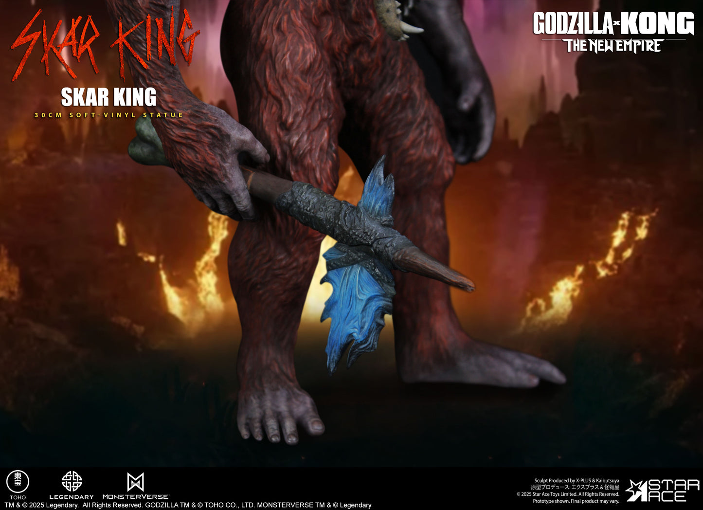 PRE ORDER – SKAR KING - GODZILLA, KONG